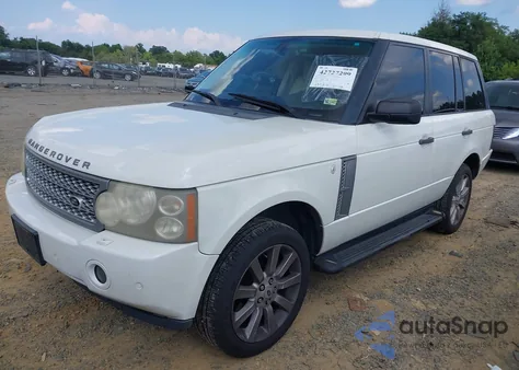 2008 Land Rover Range Rover Supercharged z USA, uszkodzony, nr VIN SALMF13488A265557